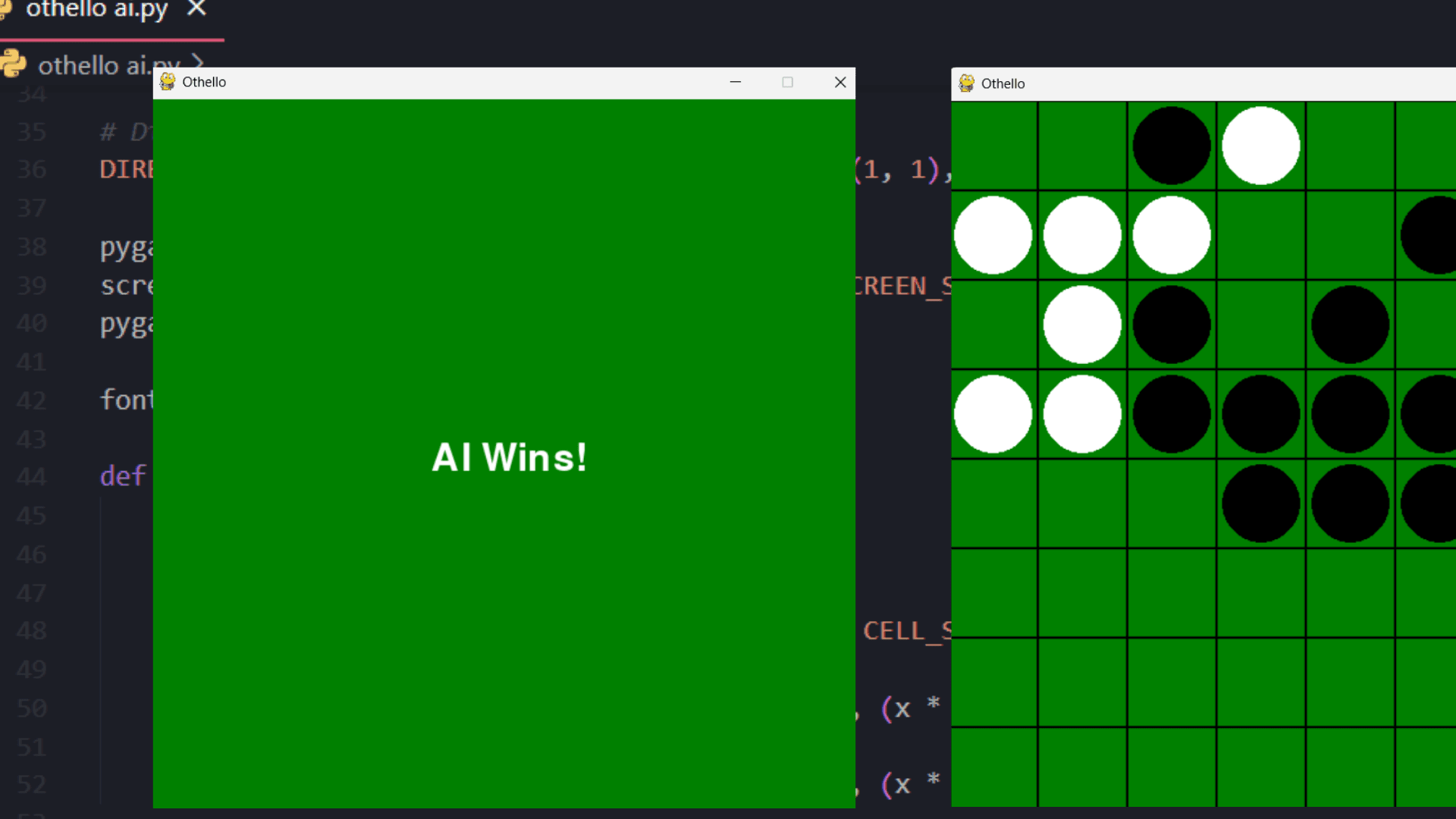 Othello (Reversi) Game with AI